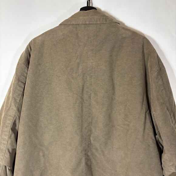 Men's Territory Ahead Chore Coat Barn Jacket Large Pocket Work Olive Green Brown - Picture 10 of 12